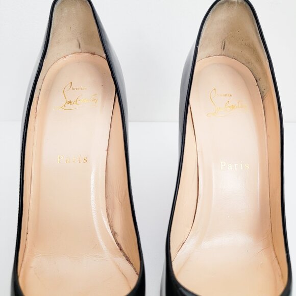 Christian Louboutin Pigalle 85 Patent Leather Pumps 38.5 8.5 - Picture 7 of 11